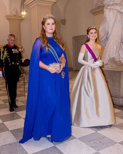 La princesa Amalia utilizó una tiara de su tatarabuela Emma