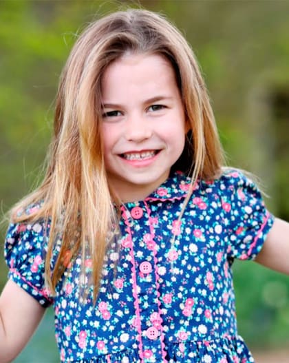 La princesa Charlotte en una foto oficial difundida por la realeza británica