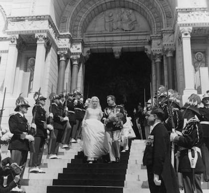 La princesa Grace y el príncipe Rainiero III tuvieron la “boda del siglo” (Foto: Instagram @siempregracekelly)