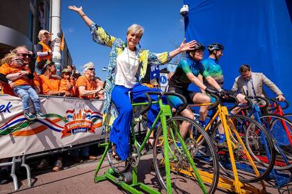 La princesa Laurentien –cuñada del rey Guillermo– participó entusiasmada de las actividades. Su marido, el príncipe Constantin, también estuvo presente.
