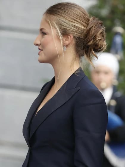 La Princesa llevaba los aros de su madre (Foto: Europa Press)