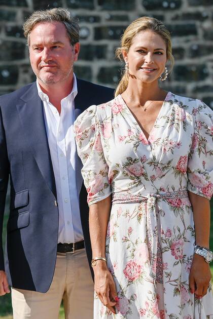 La princesa Madgalena, que vive hace una década en Estados Unidos, junto a su marido, el financista inglés Christopher O’Neill, que renunció a su título real para poder seguir trabajando