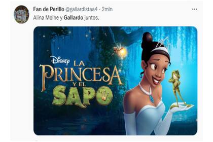 La princesa y el sapo (Captura Twitter)