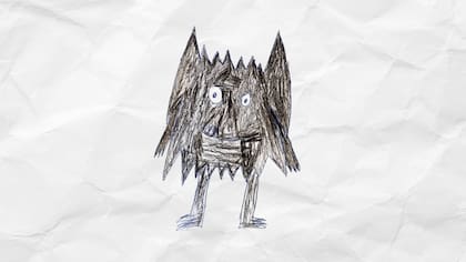 La principal emoción en este dibujo es el miedo