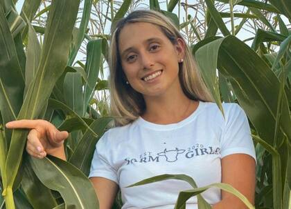 La productora agropecuaria uruguaya Fernanda Guerra tiene 18.9k seguidores en Twitter