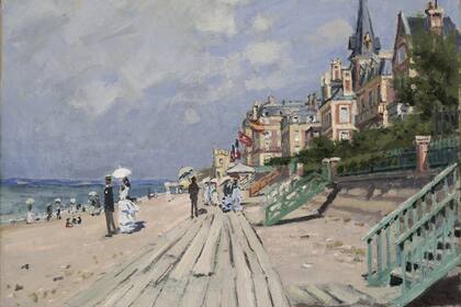 La promenade à Trouville, de Claude Monet