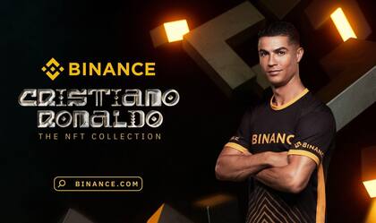 La promoción de Cristiano Ronaldo ante su primera colección de NFTs junto a Binance, por la que hoy está siendo denunciado