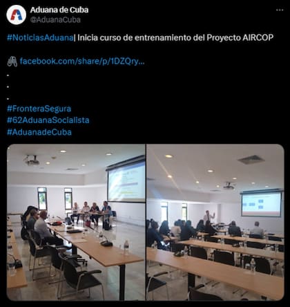 La propia Aduana de Cuba hizo en anuncio en sus redes sociales