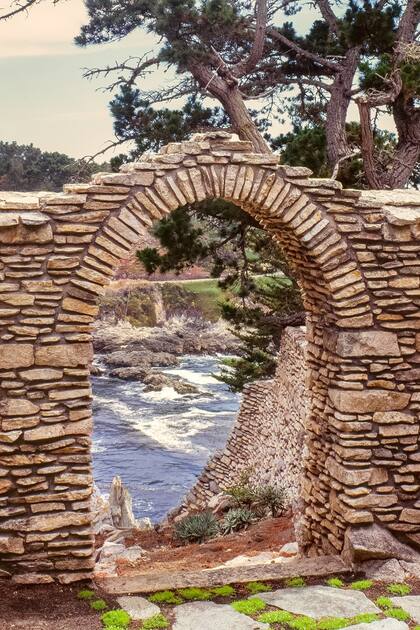 La propiedad está construida principalmente con arenisca y granito