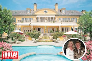 Las fotos de la fabulosa mansión que Rod Stewart vende en Los Ángeles: tiene 13 dormitorios y 19 baños
