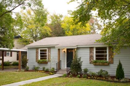 El frente de la casa tras la remodelación. Imagen: Discovery