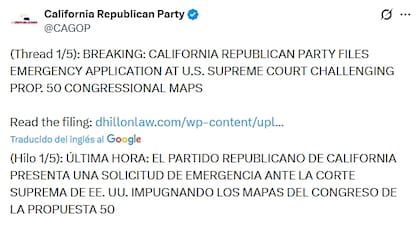 La Proposición 50 fue aprobada por los votantes en noviembre