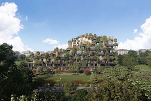 La propuesta de Bosque Navigli, complejo residencial que recupera las vías San Cristóforo, reforestó el distrito conocido como el Naviglio Grande