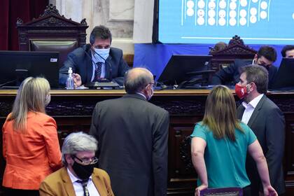 La propuesta de debatir la suspensión de las PASO generó una discusión que se resolvió con los jefes de bloque y el presidente de la Cámara, Sergio Massa