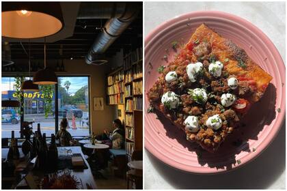 La propuesta de Paradis Books & Bread es comida reconfortante y títulos nuevos y pasados sobre lucha social