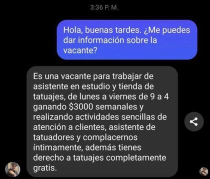 La propuesta polémica de trabajo que se viralizó en las redes sociales