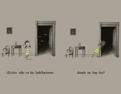 La protagonista de "Hay un fantasma en esta casa", de Oliver Jeffers, pide ayuda a los lectores para descubrir un misterio
