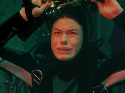 La protagonista de "La casa bajo el agua". (Foto: Twitter @DiegoBrisson)