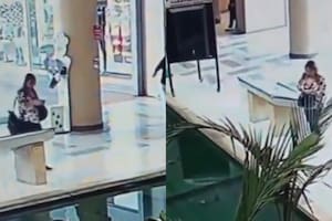 La protagonista del incidente fue auxiliada por otras personas (Foto:Captura)