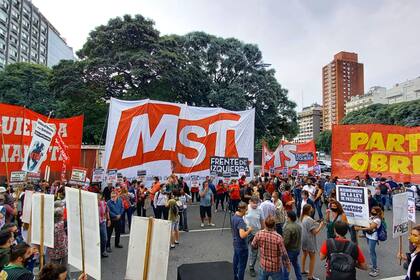 La protesta de la izquierda en Salud