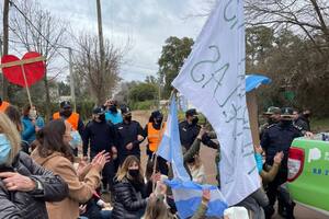 La protesta de los padres en contra de Kicillof