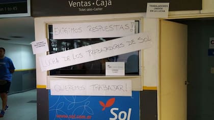 La protesta de los trabajadores de Sol