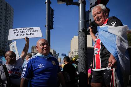 La protesta es por el Día del Trabajador, que es el 1° de mayo