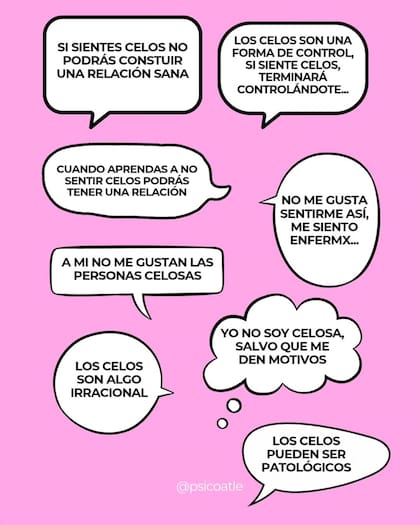 La psicóloga cuestiona estos pensamientos (Foto: Instagram/@psicoatle)