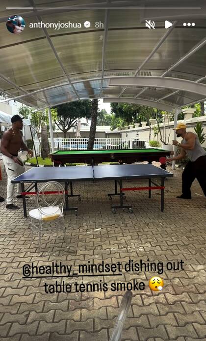 La publicación de Anthony Joshua antes del accidente automovilístico