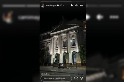 La publicación de Cami Mayan (Foto Instagram @camimayan)