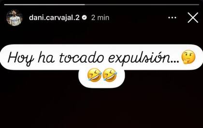 La publicación de Dani Carvajal luego de las polémicas en Osasuna - Real Madrid y la tarjeta roja a Bellingham