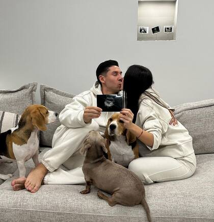 La publicación de Gonzalo Montiel y Karina Nacucchio para anunciar su embarazo