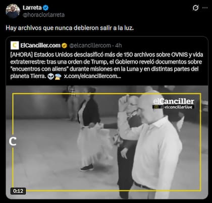 La publicación de Horacio Rodríguez Larreta