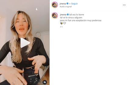 La publicación de Jimena Barón en Instagram