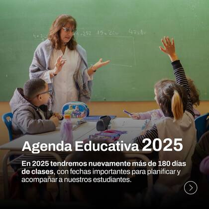 La publicación de la agenda educativa 2025 (Foto/Instagram: @educacionba)