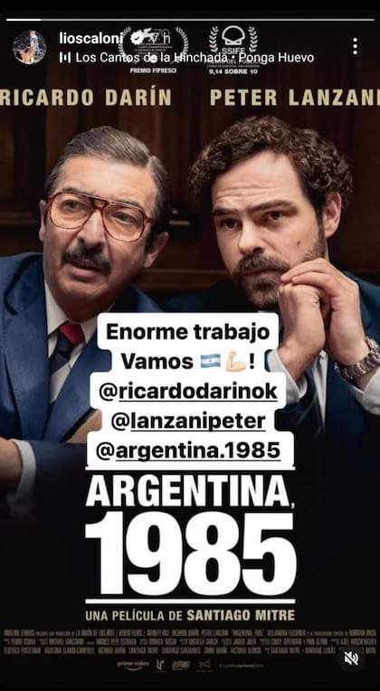 La publicación de Lionel Scaloni sobre Argentina 1985