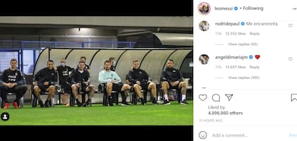 La publicación de Messi que se llenó de comentarios de sus compañeros