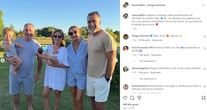 La publicación de Nanu Maffeo donde participa Gabriel Batistuta