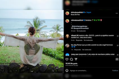 La publicación de Silvina Luna del 2022 hoy tomó otro significado para sus seguidores (Foto Instagram @silvinalunaoficial)