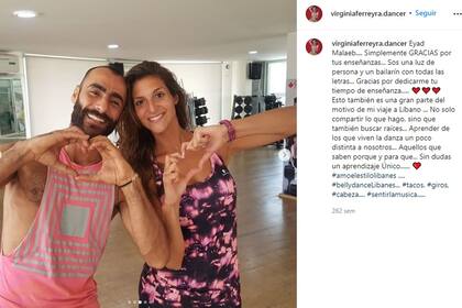 La publicación de Virginia cuando viajó a Líbano