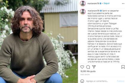 La publicación del actor en Instagram generó una ola de comentarios reflexivos y de apoyo al contenido del texto