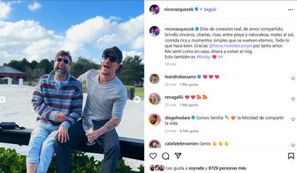 La publicación del actor fue furor en redes sociales (Foto: @nicovazquezok)