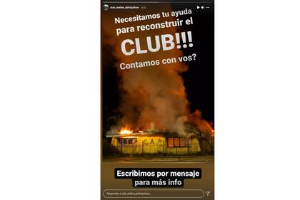 La publicación del Club Andino Piltriquitron en su cuenta de Instagram