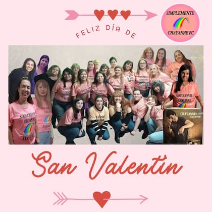 La publicación del club por el día de los enamorados
(Foto: @simplementechayannefc)