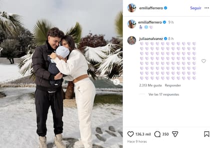 La publicación no tardó en superar los 135.000 me gustas