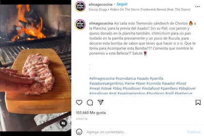 La publicación original del video corresponde a la cuenta de Instagram El mago cocina