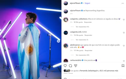La publicación que le dedicó Alpine a su estrella argentina