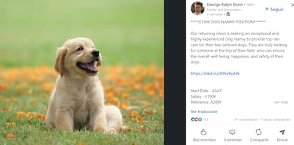 La publicación que se volvió viral en LinkedIn