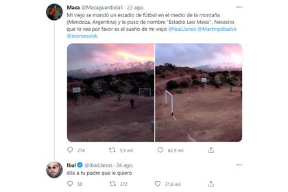 La publicación, que superó los 60.000 “me gusta” y los 5000 retuits, recibió el comentario del propio Llanos. “Dile a tu padre que lo quiero”, manifestó el streamer español