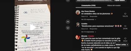 La publicación se llenó de comentarios y un detalle generó debate entre los usuarios (Foto: Captura TikTok @mirandaavan)